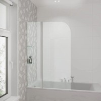 Шторка для ванны 100 см Grossman GR-101 прозрачное