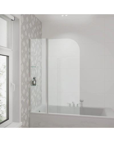 Шторка для ванны 100 см Grossman GR-101 прозрачное
