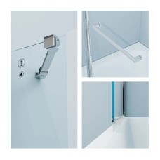 Шторка для ванны 120 см IDDIS Ray RAY6CS2i90 прозрачное