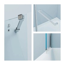 Шторка для ванны 100 см IDDIS Ray RAY6CS0i90 прозрачное