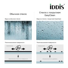 Шторка для ванны 100 см IDDIS Ray RAY6CS0i90 прозрачное