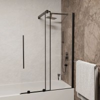 Шторка для ванны 88 см RGW SC-47 B Screens 41114709-14 прозрачное