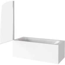 Шторка для ванны 80 см Good Door Screen R-80-C-CH прозрачное стекло