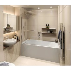 Шторка для ванны 80 см Good Door Screen R-HT-80-C-CH прозрачное