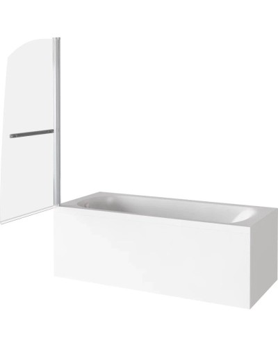 Шторка для ванны 80 см Good Door Screen R-HT-80-C-CH прозрачное