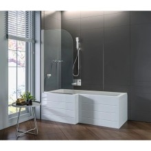 Шторка для ванны 80 см Good Door Screen H-80-C-CH прозрачное