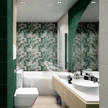 Шторка для ванны 80 см Good Door Screen H-80-C-CH прозрачное