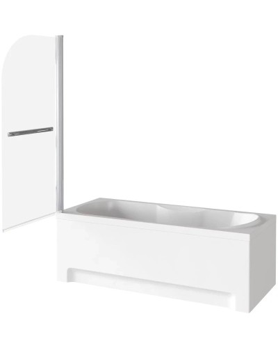 Шторка для ванны 80 см Good Door Screen H-HT-80-C-CH прозрачное