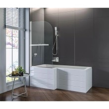 Шторка для ванны 80 см Good Door Screen H-HT-80-C-CH прозрачное