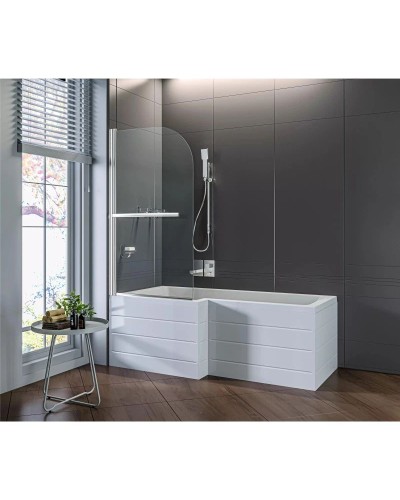 Шторка для ванны 80 см Good Door Screen H-HT-80-C-CH прозрачное