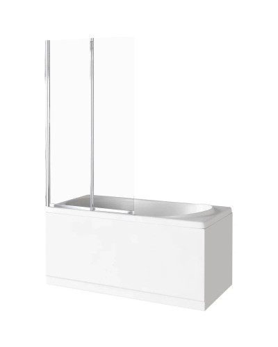 Шторка для ванны 80 см Good Door Screen FO-80-C-CH прозрачное