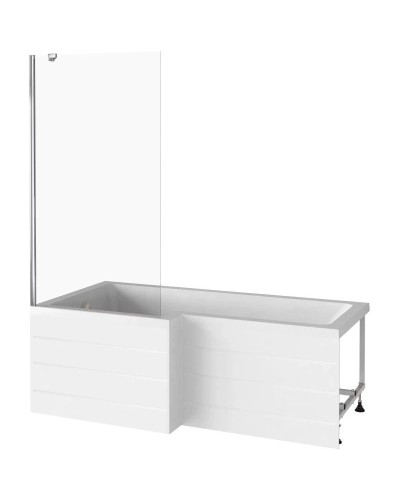 Шторка для ванны 90 см Good Door Screen BS-90-C-CH прозрачное