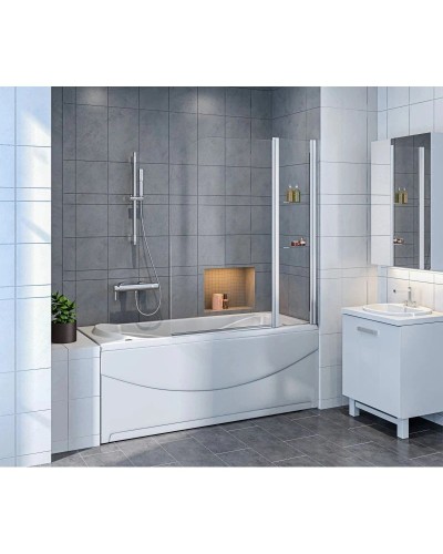 Шторка для ванны 100 см Good Door Screen HS-100-C-CH прозрачное