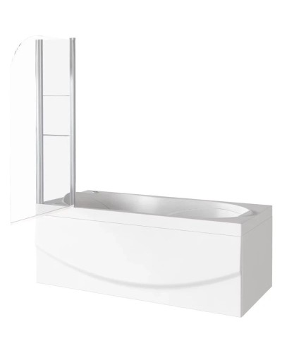 Шторка для ванны 100 см Good Door Screen HS-100-C-CH прозрачное