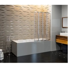 Шторка для ванны 100 см Good Door Screen GR4-100-C-CH прозрачное