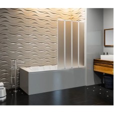 Шторка для ванны 100 см Good Door Screen GR4-100-G-WE прозрачное