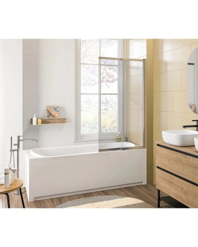 Шторка для ванны 80 см Good Door Screen SLR-80-C-CH прозрачное