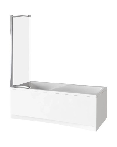 Шторка для ванны 80 см Good Door Screen SLR-80-C-CH прозрачное