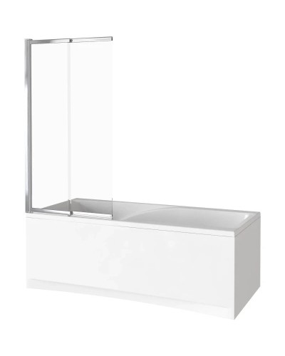 Шторка для ванны 80 см Good Door Screen SLR-80-C-CH прозрачное