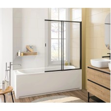 Шторка для ванны 100 см Good Door Screen SL-100-C-В прозрачное