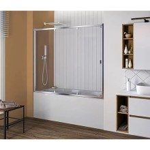 Шторка для ванны 150 см Good Door Screen WTW-150-C-CH прозрачное