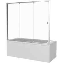 Шторка для ванны 150 см Good Door Screen WTW-150-C-CH прозрачное