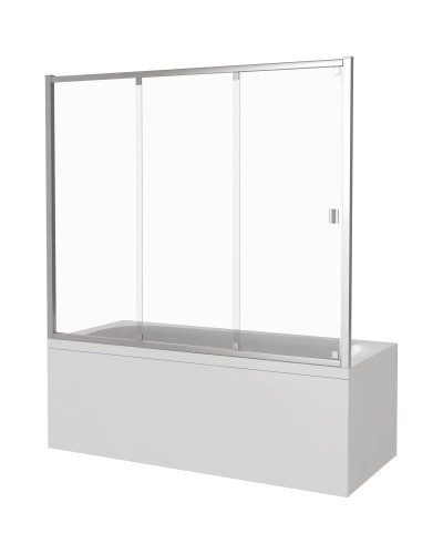 Шторка для ванны 160 см Good Door Screen WTW-160-C-CH прозрачное