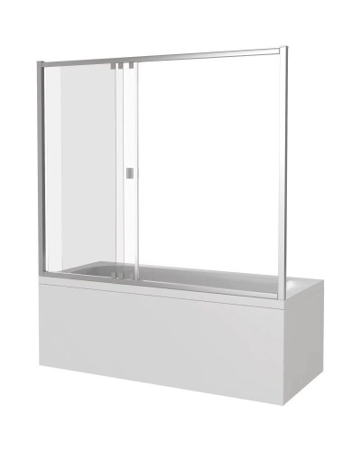 Шторка для ванны 180 см Good Door Screen WTW-180-C-CH прозрачное