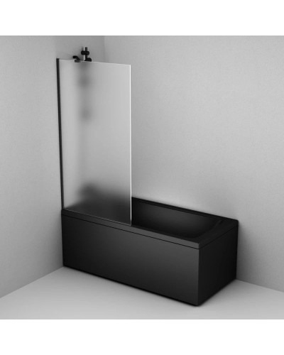 Шторка для ванны 80 см Am.Pm Gem W90BS-080-140BM матовое