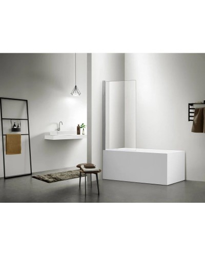 Шторка для ванны 79 см Aquatek AQ DEL SBA 08015CH прозрачное