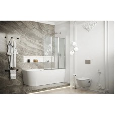 Шторка для ванны 119 см Ambassador Bath Screens 16041114 прозрачное