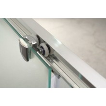 Шторка на ванну BelBagno Uno 170 UNO-VF-2-170/145-P-Cr профиль Хром стекло рифленое