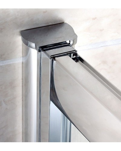 Шторка на ванну Cezares Pratico 170 PRATICO-VF-2-170/140-P-Cr профиль Хром стекло рифленое