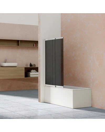 Шторка для ванны 99 см Vincea VSB-1E100CG тонированное