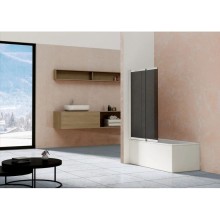 Шторка для ванны 99 см Vincea VSB-1E100CG тонированное