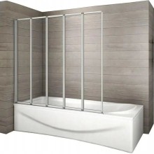 Шторка для ванны 120 см Rea Idea REA-W0850 прозрачное