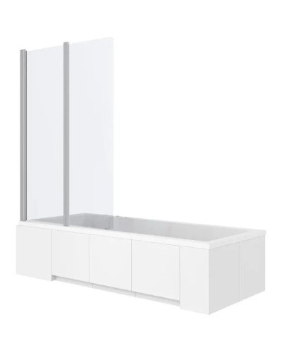 Шторка для ванны 80 см Rea Agat REA-W0700 прозрачное