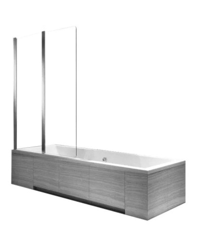 Шторка для ванны 80 см Rea Agat REA-W0700 прозрачное