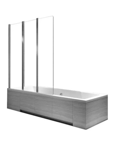 Шторка для ванны 120 см Rea Agat REA-W0301 прозрачное