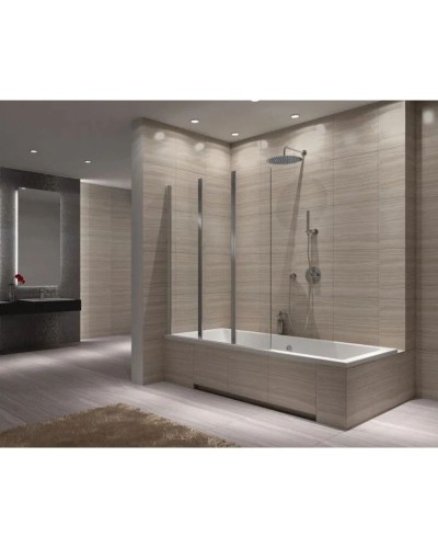 Шторка для ванны 120 см Rea Agat REA-W0301 прозрачное