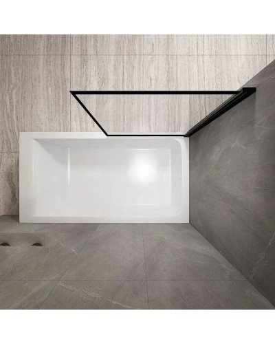 Шторка для ванны 70 см Rea Lagos REA-K7632 прозрачное