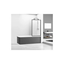 Шторка для ванны 80 см Rea Lagos Fix REA-K7390 прозрачное