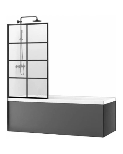 Шторка для ванны 70 см Rea Lagos-1 REA-K4569 прозрачное