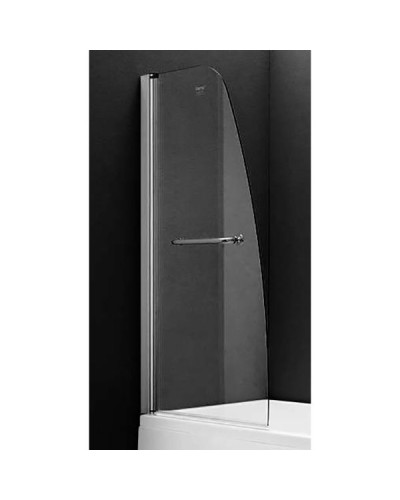 Шторка на ванну Gemy New Rockcoco 80х140 профиль Хром стекло прозрачное