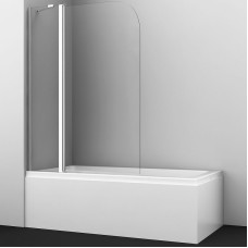 Шторка на ванну WasserKRAFT Leine 110 35P02-110 профиль Хром стекло прозрачное