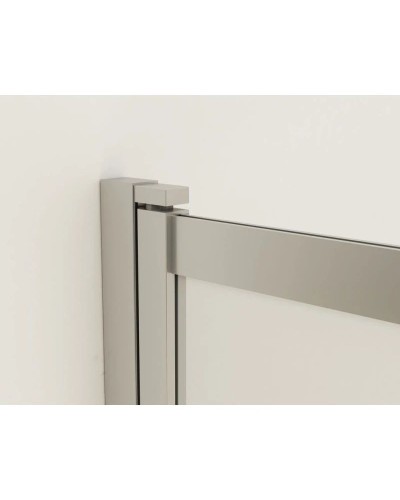 Шторка для ванны 99 см Vincea VSB-1E100CLGM прозрачное