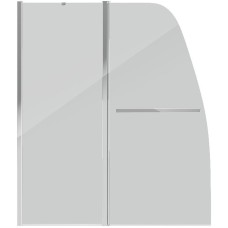 Шторка на ванну Grossman GR-100/2 120 Хром