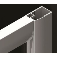 Шторка на ванну Radaway Vesta DWD 160 203160-01 профиль Хром стекло прозрачное