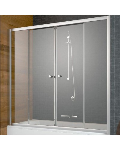 Шторка на ванну Radaway Vesta DWD 160 203160-01 профиль Хром стекло прозрачное