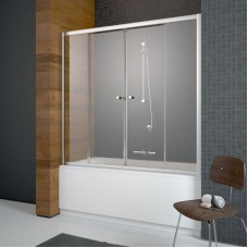 Шторка на ванну Radaway Vesta DWD 160 203160-01 профиль Хром стекло прозрачное